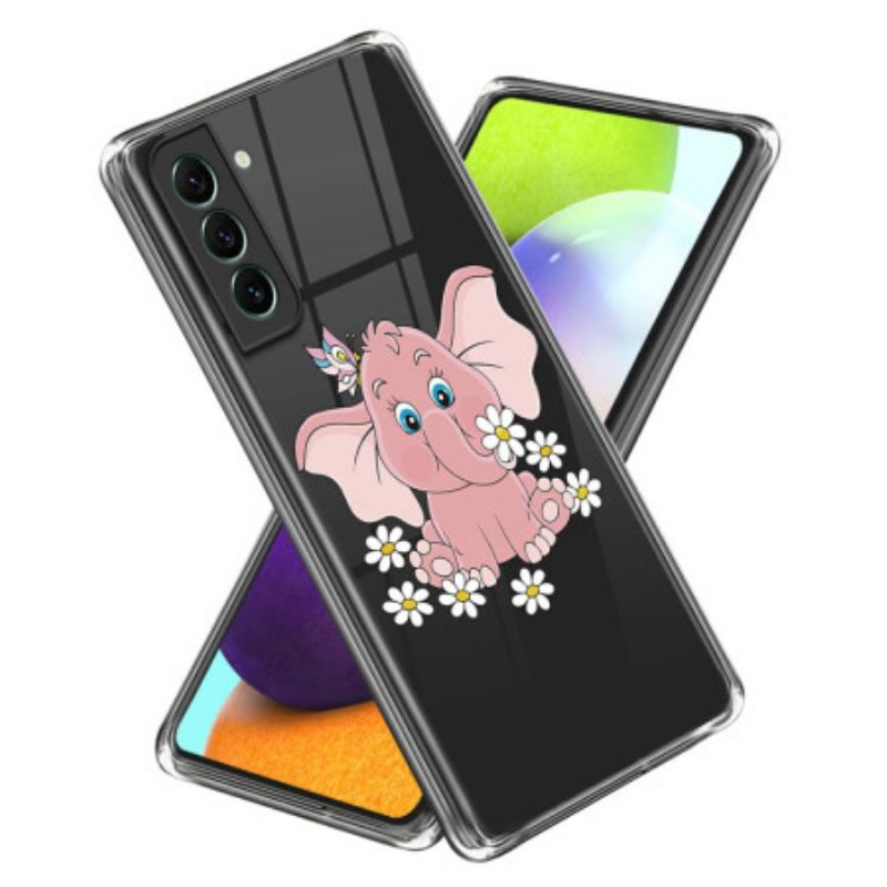 Cover Samsung Galaxy S24 Plus 5g Lyserød Elefant