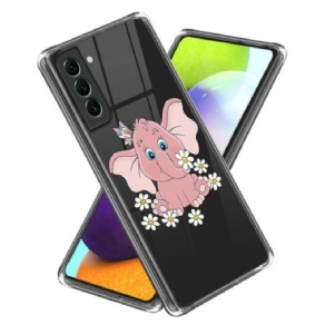 Cover Samsung Galaxy S24 Plus 5g Lyserød Elefant