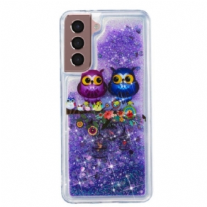 Cover Samsung Galaxy S24 Plus 5g To Ugler Flydende Glitter