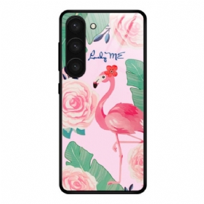 Cover Til Samsung Galaxy S24 Plus 5g Flamingo Hærdet Glas