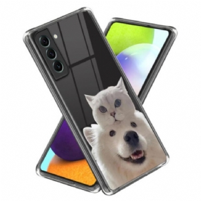 Cover Til Samsung Galaxy S24 Plus 5g Kat Og Hund