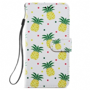 Flip Cover Samsung Galaxy S24 Plus 5g Ananas Med Rem