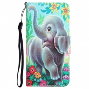 Flip Cover Samsung Galaxy S24 Plus 5g Elefant Med Rem