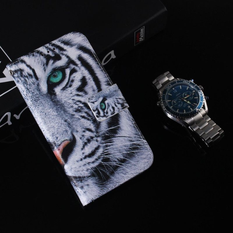 Flip Cover Samsung Galaxy S24 Plus 5g Hvid Tiger