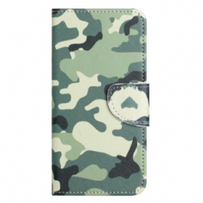 Flip Cover Samsung Galaxy S24 Plus 5g Militær Camouflage