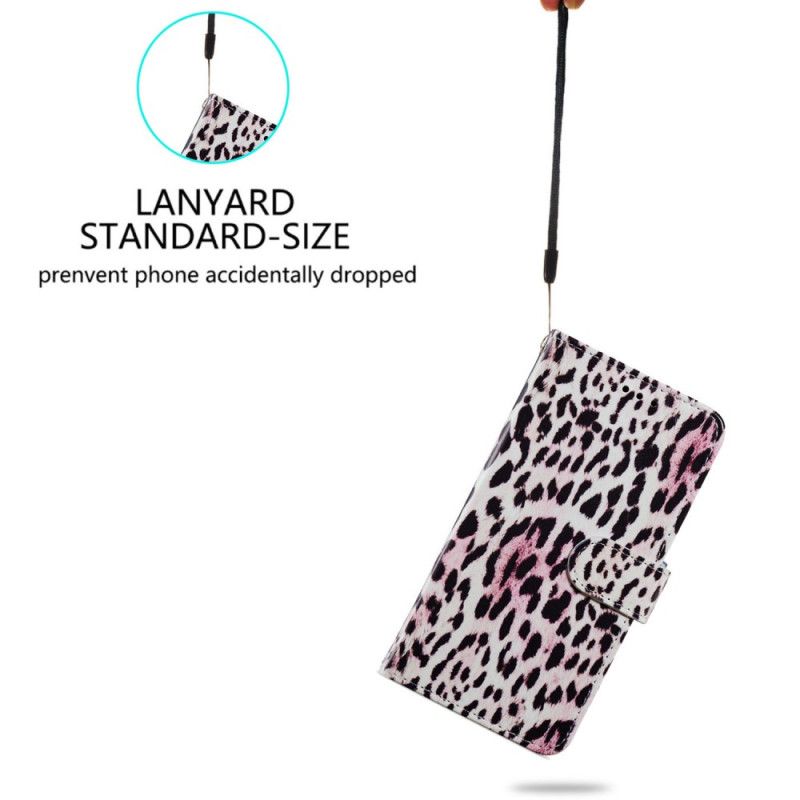 Flip Cover Til Samsung Galaxy S24 Plus 5g Leopardeffektrem