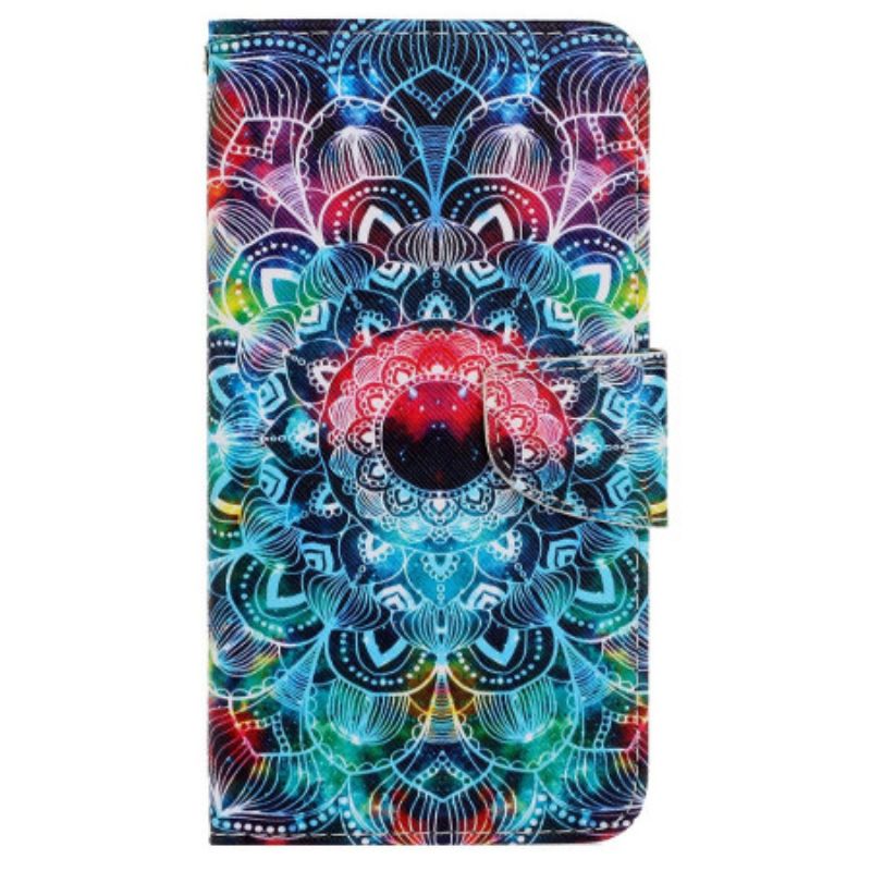 Flip Cover Til Samsung Galaxy S24 Plus 5g Mandala Med Rem