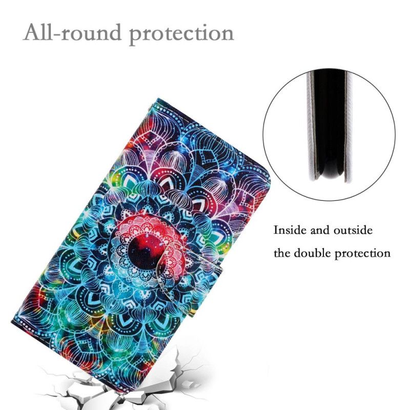 Flip Cover Til Samsung Galaxy S24 Plus 5g Mandala Med Rem