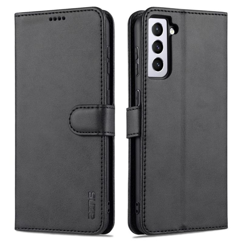 Læder Cover Samsung Galaxy S24 Plus 5g Telefon Etui Azns Ruskind Stil