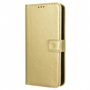 Læder Cover Samsung Galaxy S24 Plus 5g Telefon Etui Retro Kunstlæder Med Rem