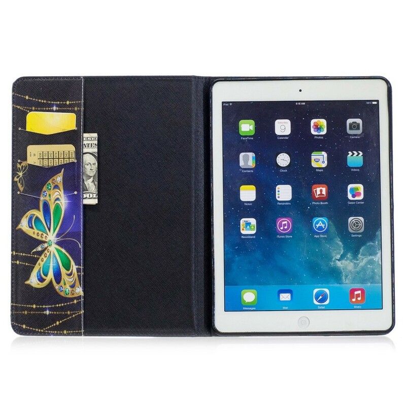 Flip Cover iPad Air Magisk Sommerfugl