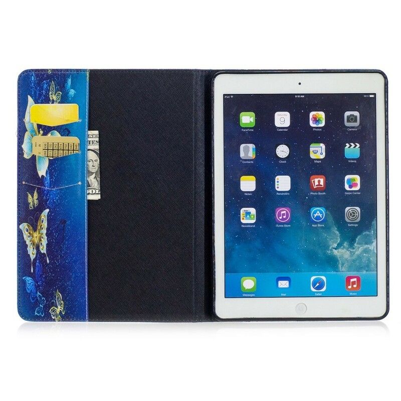 Flip Cover iPad Air Sommerfugle Om Natten