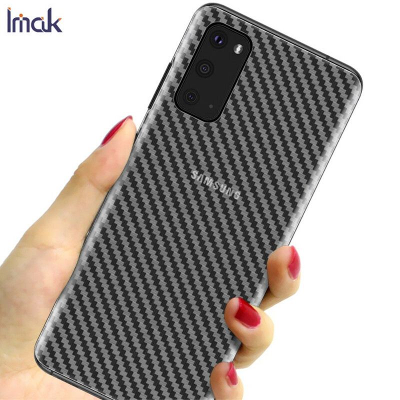 Bagfolie Til Samsung Galaxy S20 Carbon Style Imak