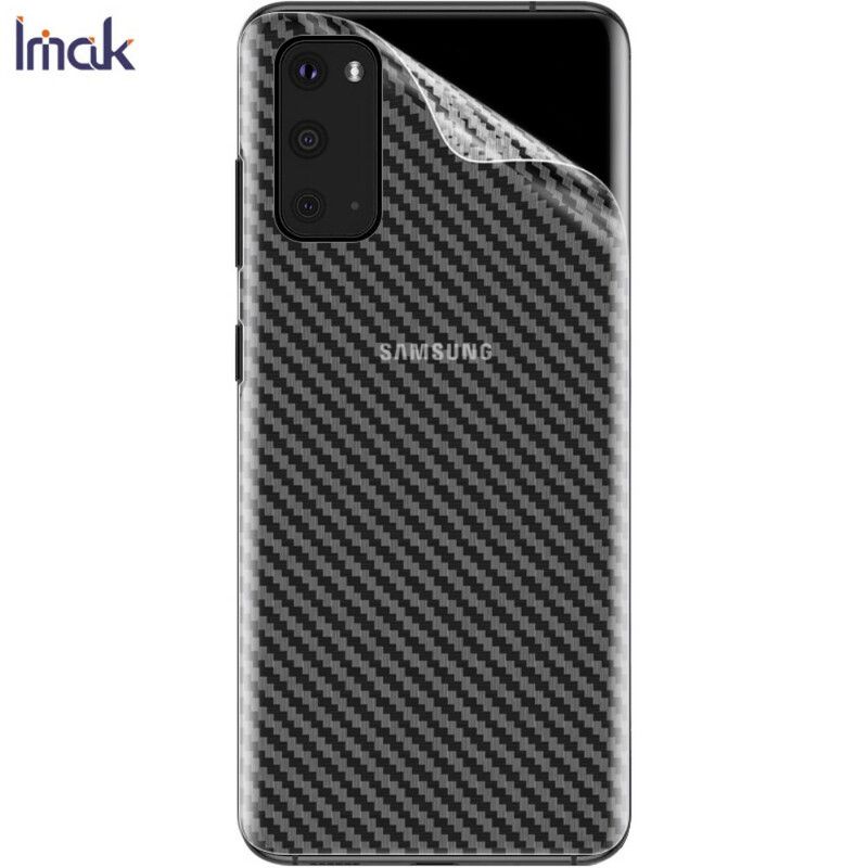 Bagfolie Til Samsung Galaxy S20 Carbon Style Imak