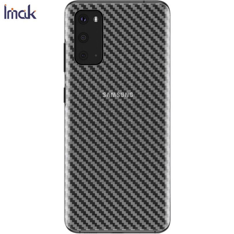 Bagfolie Til Samsung Galaxy S20 Carbon Style Imak