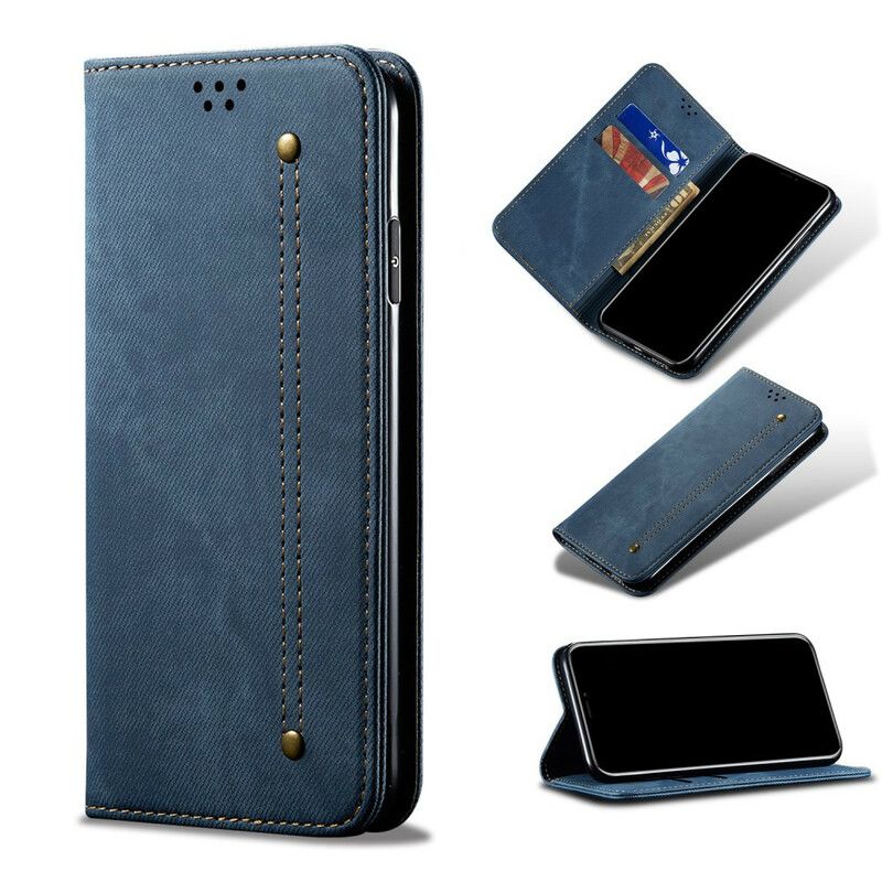 Cover Samsung Galaxy S20 Flip Cover Denimklæde