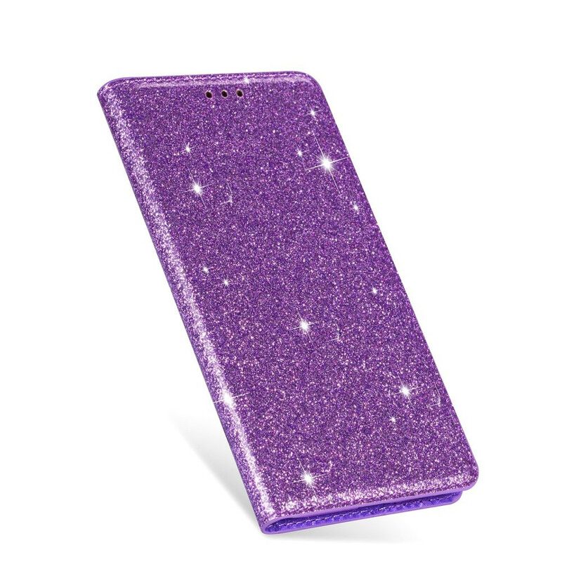 Cover Samsung Galaxy S20 Flip Cover Pailletterstil