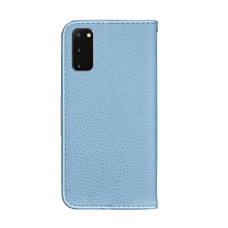 Cover Samsung Galaxy S20 Flip Cover Ultra Chic Lychee Imiteret Læder