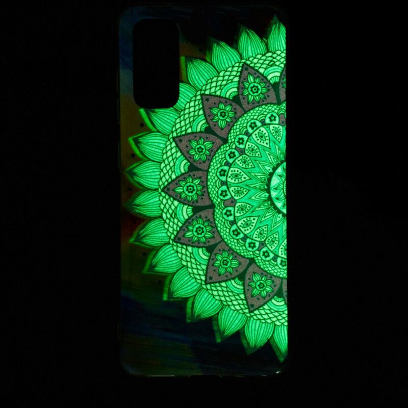 Cover Samsung Galaxy S20 Fluorescerende Farverig Mandala