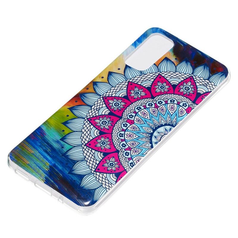 Cover Samsung Galaxy S20 Fluorescerende Farverig Mandala