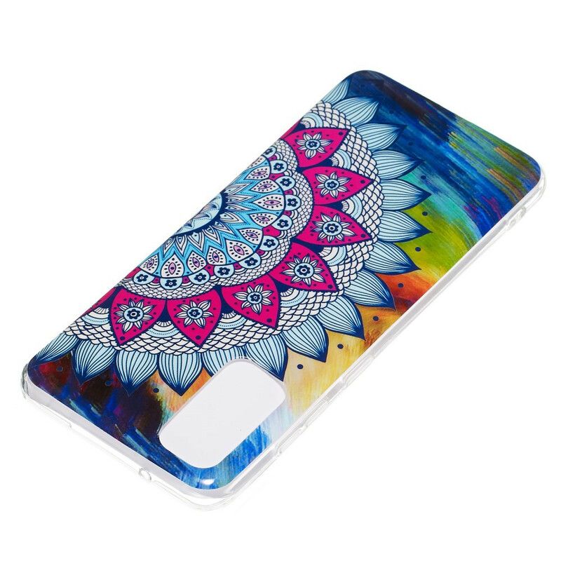 Cover Samsung Galaxy S20 Fluorescerende Farverig Mandala