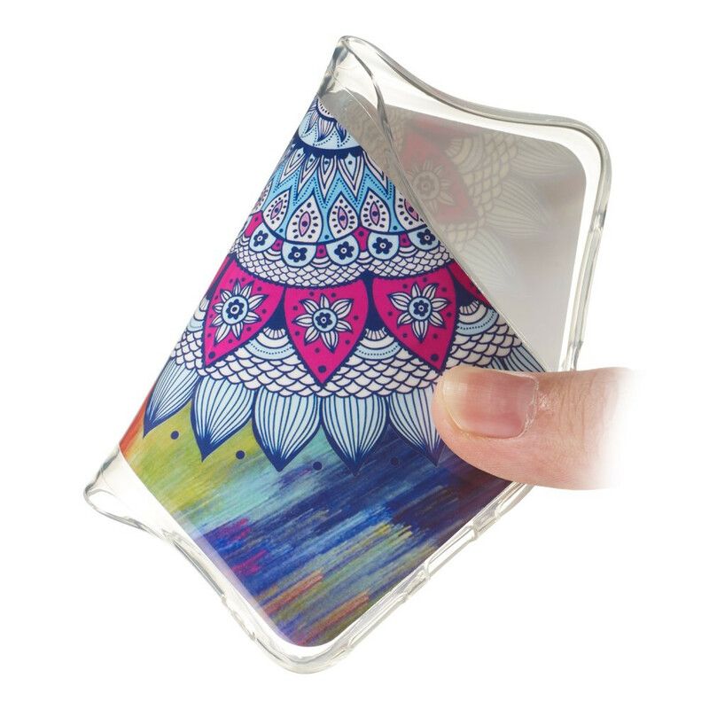 Cover Samsung Galaxy S20 Fluorescerende Farverig Mandala