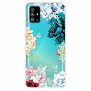 Cover Samsung Galaxy S20 Sømløse Akvarelblomster