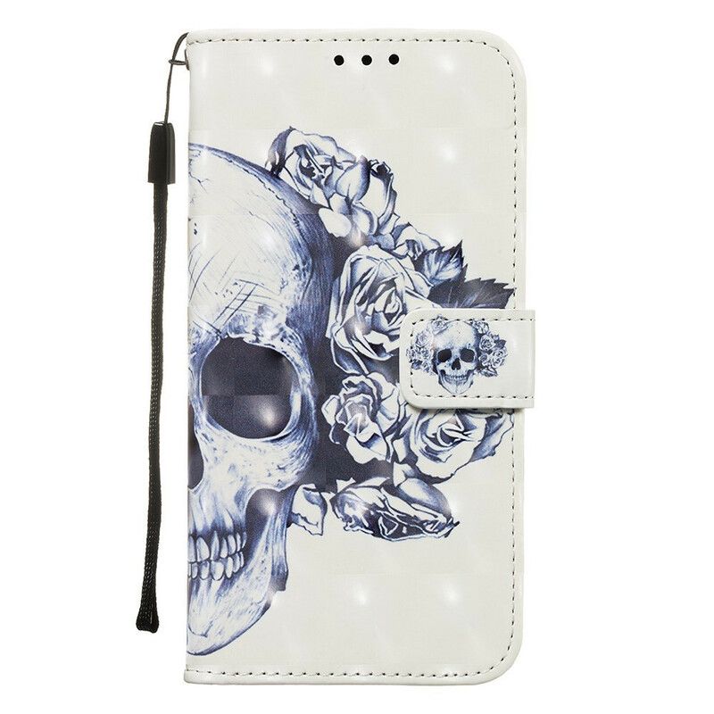 Flip Cover Samsung Galaxy S20 Blomsterskalle