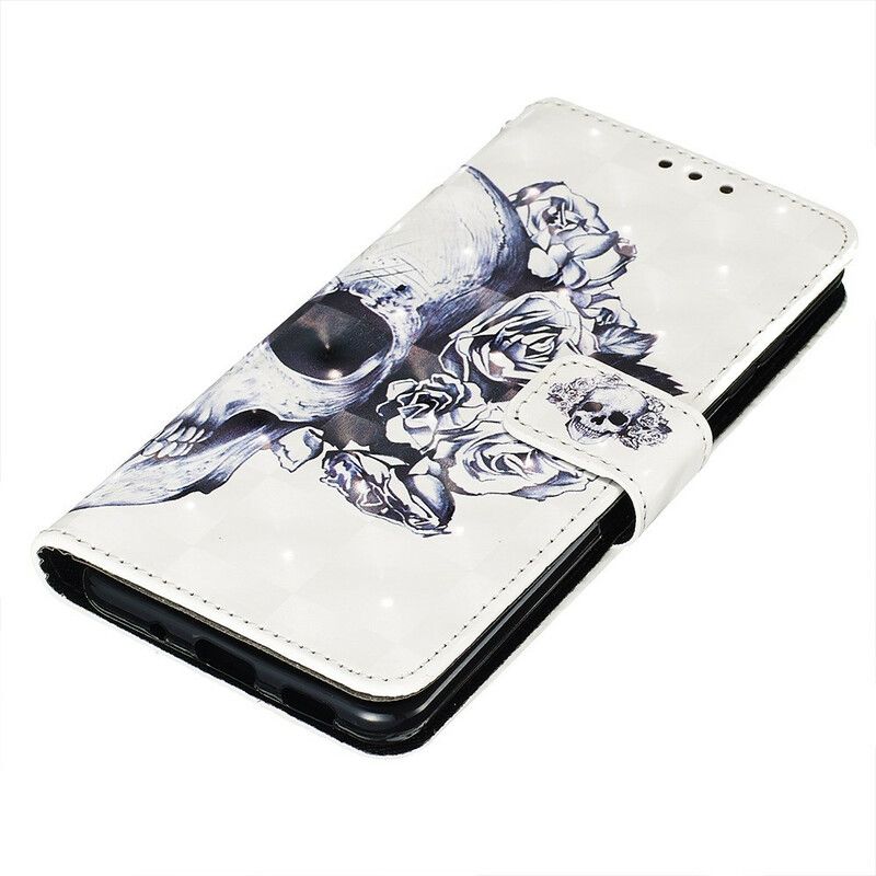 Flip Cover Samsung Galaxy S20 Blomsterskalle