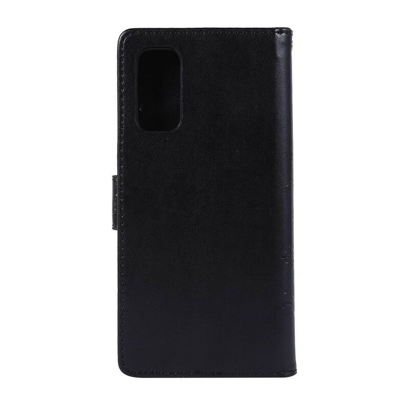 Flip Cover Samsung Galaxy S20 Fortryllede Sommerfugle