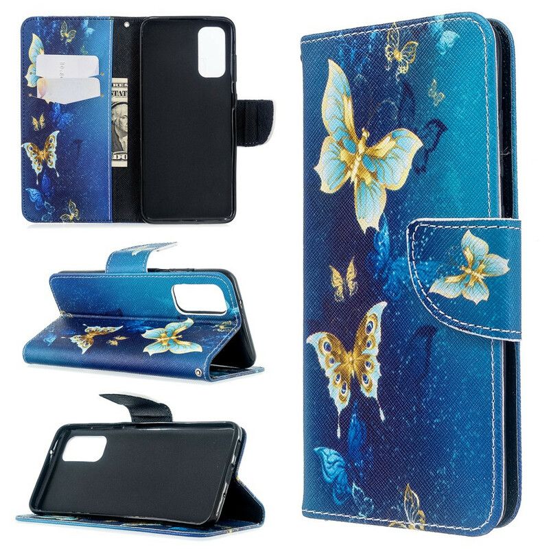 Flip Cover Samsung Galaxy S20 Sommerfuglekonger