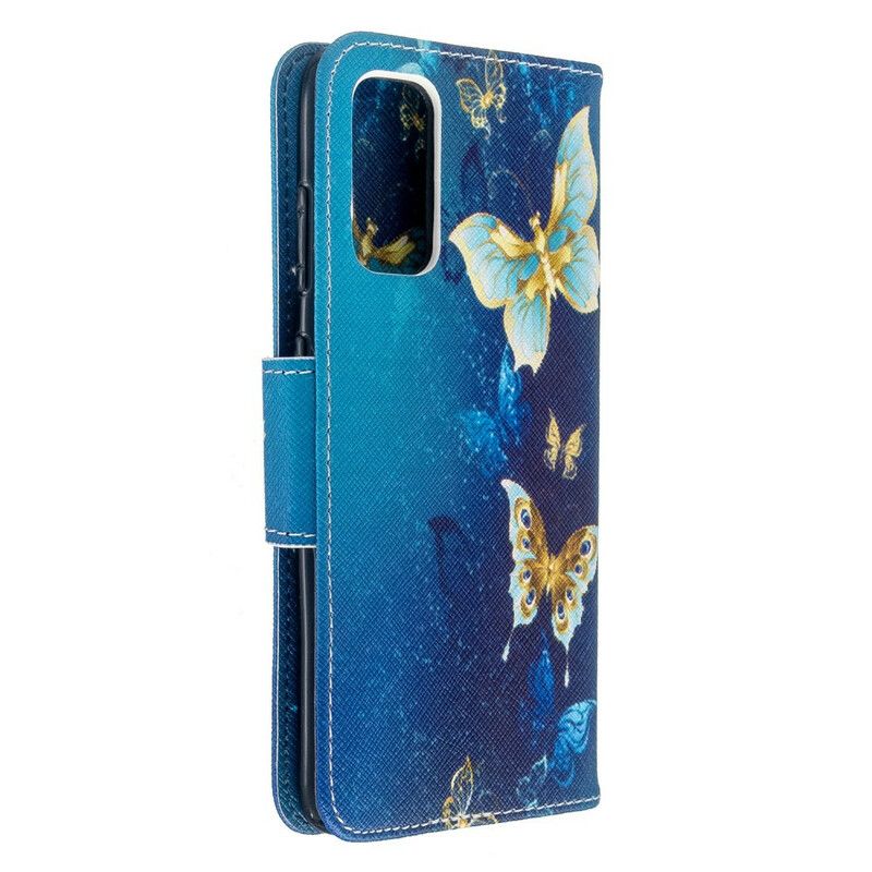 Flip Cover Samsung Galaxy S20 Sommerfuglekonger