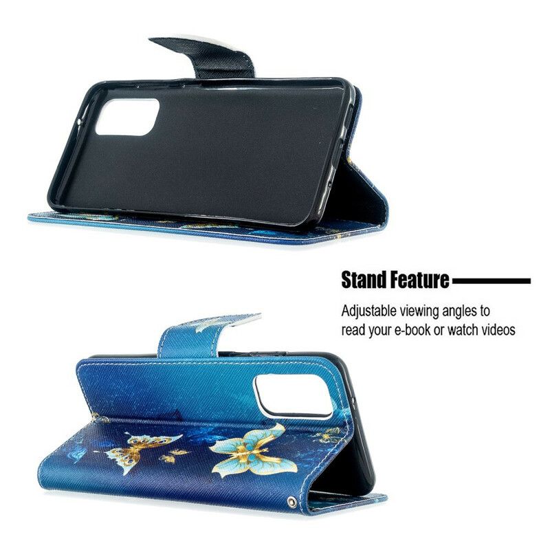 Flip Cover Samsung Galaxy S20 Sommerfuglekonger