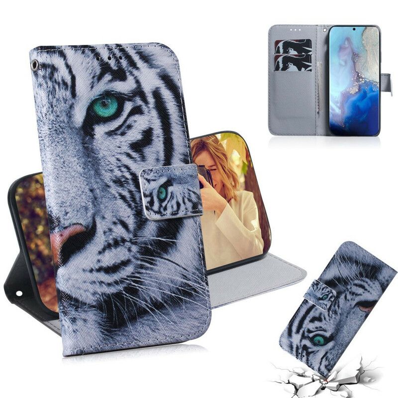 Flip Cover Samsung Galaxy S20 Tigeransigt