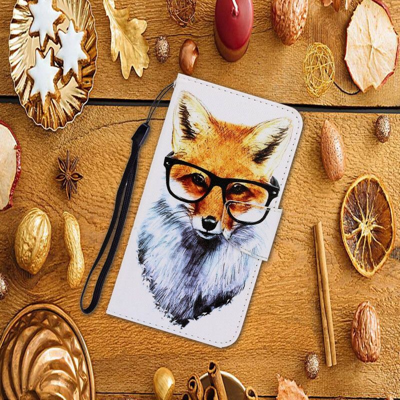 Læder Cover Samsung Galaxy S20 Med Snor Smart Fox Med Rem