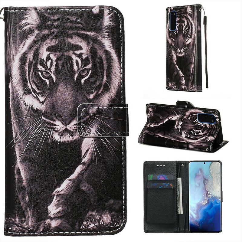 Læder Cover Samsung Galaxy S20 Nattiger