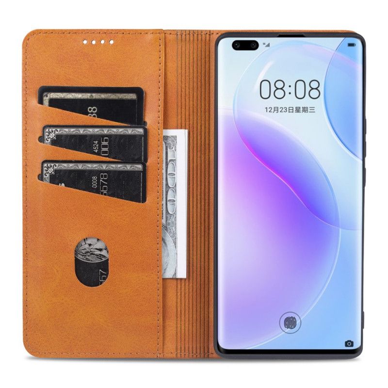 Cover Huawei Nova 9 Pro / Honor 50 Pro Flip Cover Azns Læderstil