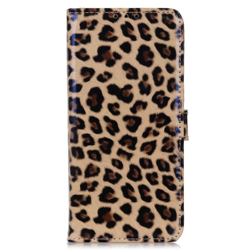 Flip Cover Huawei Nova 9 Pro / Honor 50 Pro Enkelt Leopard