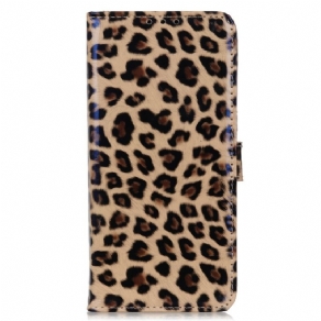 Flip Cover Huawei Nova 9 Pro / Honor 50 Pro Enkelt Leopard