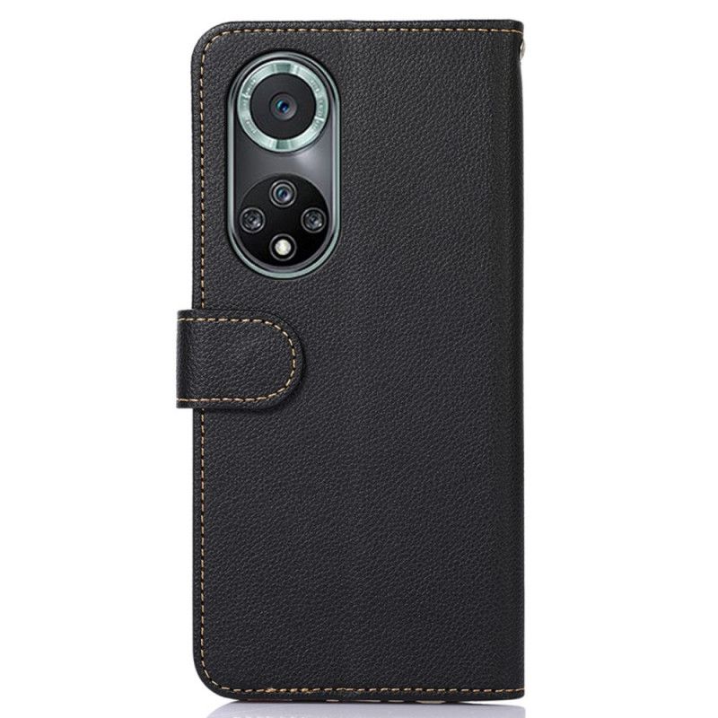 Flip Cover Huawei Nova 9 Pro / Honor 50 Pro Litchi Style Rfid Khazneh