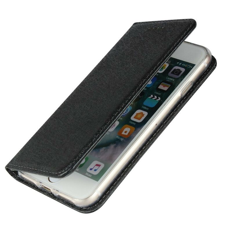 Cover iPhone 8 Plus / 7 Plus Flip Cover Blødt Læderstil Med Rem