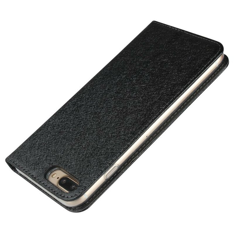 Cover iPhone 8 Plus / 7 Plus Flip Cover Blødt Læderstil Med Rem