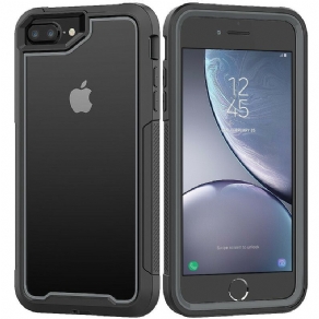 Cover iPhone 8 Plus / 7 Plus Hybrid Klare Kofangerkanter