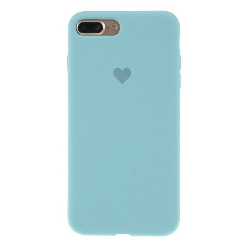 Cover iPhone 8 Plus / 7 Plus Silikonehjerte