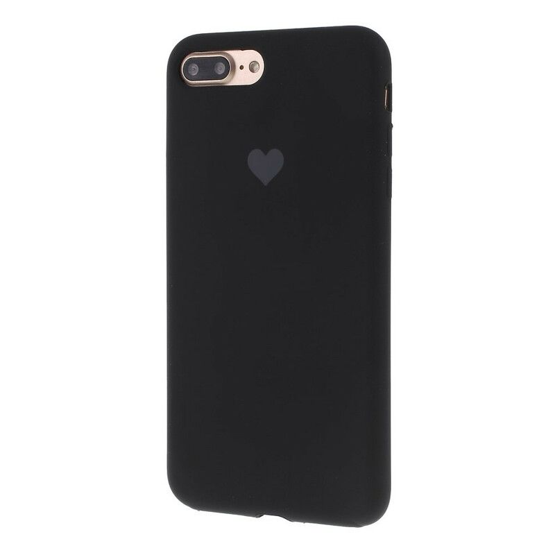 Cover iPhone 8 Plus / 7 Plus Silikonehjerte