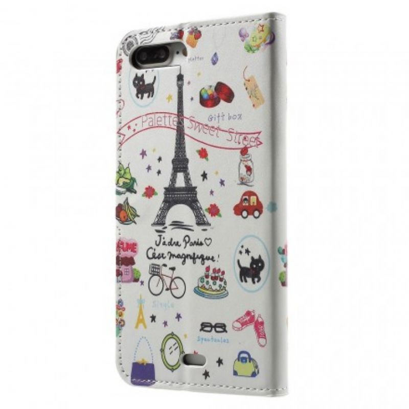 Flip Cover iPhone 8 Plus / 7 Plus Jeg Elsker Paris