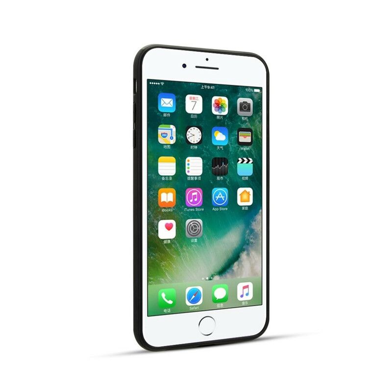 Mobilcover iPhone 8 Plus / 7 Plus Ægte Litchi Læder