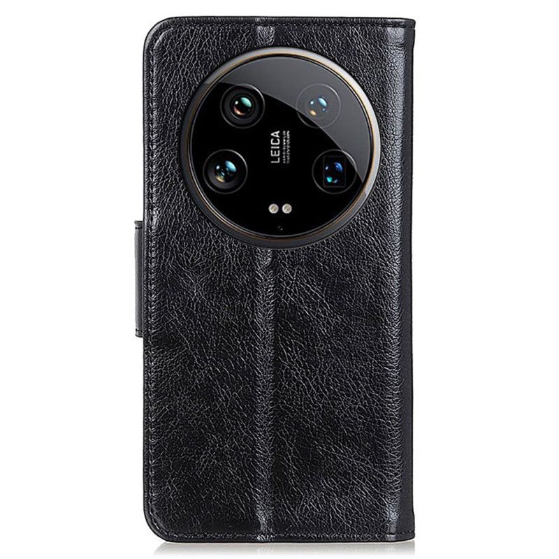 Læder Cover Xiaomi 14 Ultra Telefon Etui Tekstureret Nappa