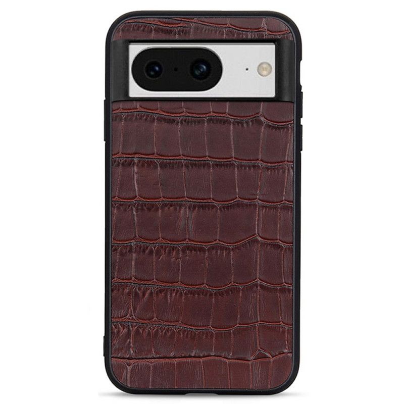 Cover Google Pixel 8 Ægte Crocodile Style Læder