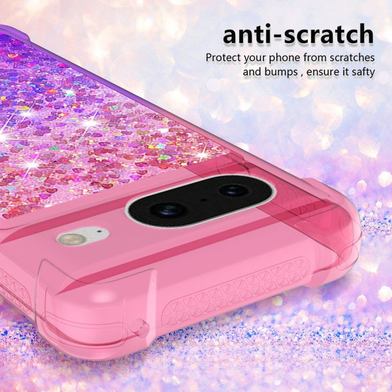 Cover Google Pixel 8 Farve Glitter